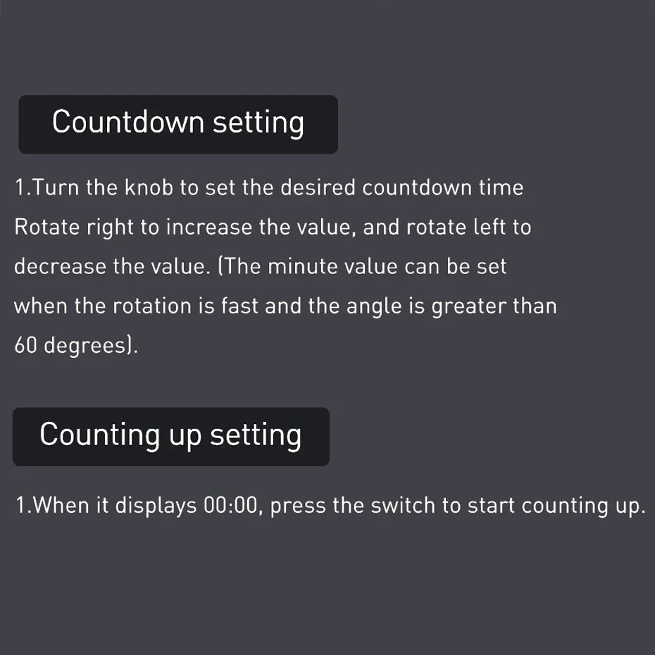 Smart Magnetic Kitchen Timer – Loud Alarm & Easy Dial Control ⏱️